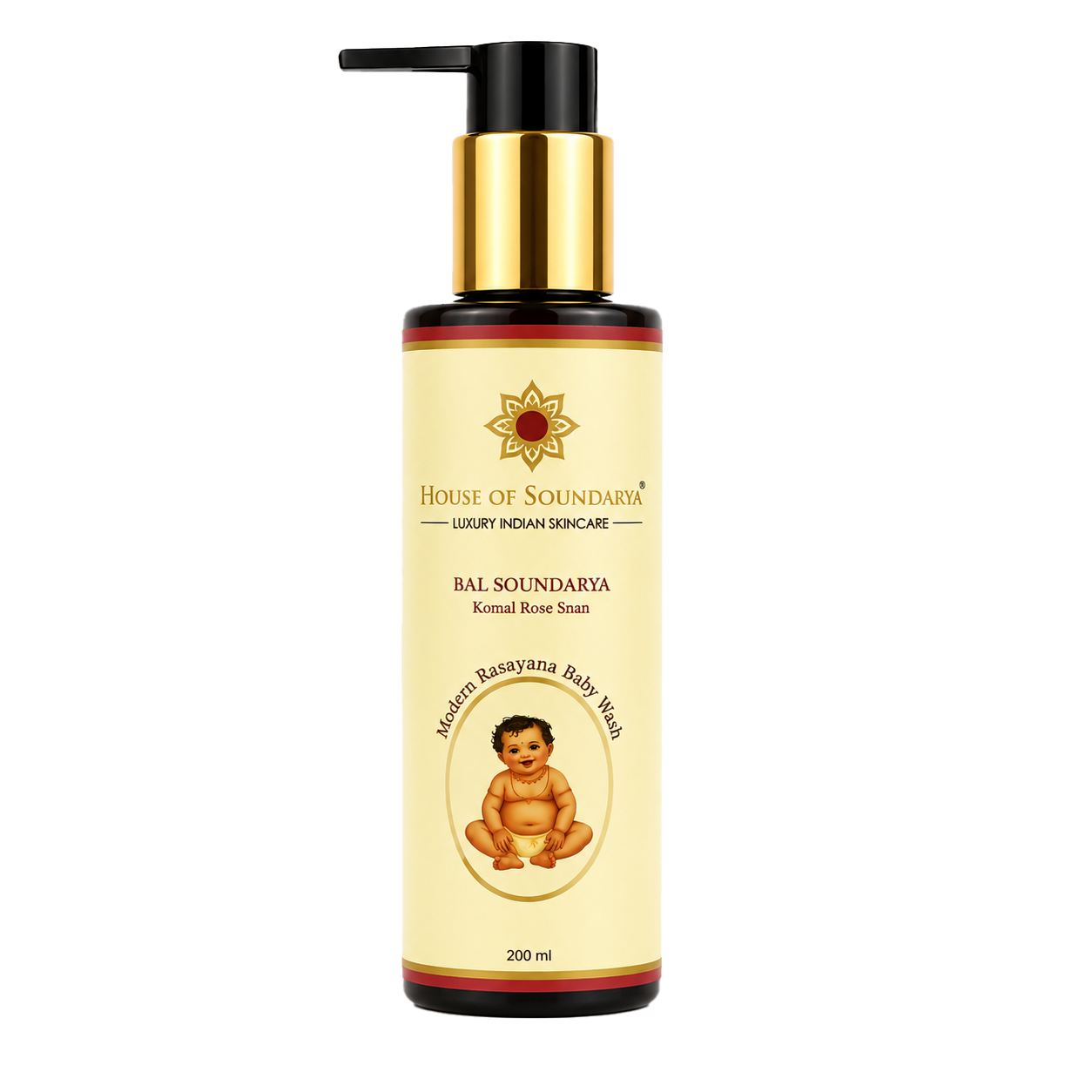 Bal Soundarya Komal Rose Snan (Head-to -Toe Wash ) 200ml