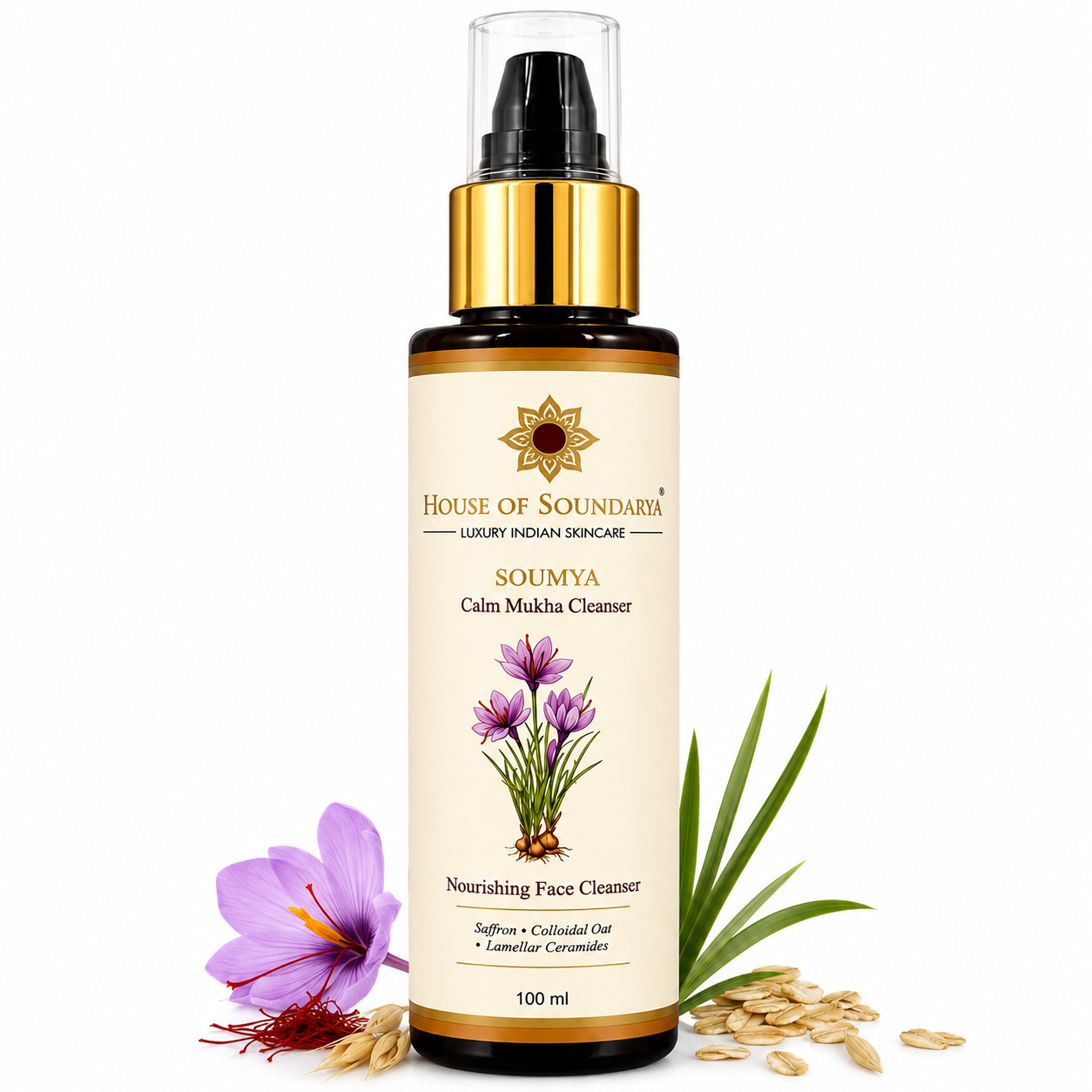 Soumya Calm Mukha Cleanser (Nourishing Face Cleanser 100ml )
