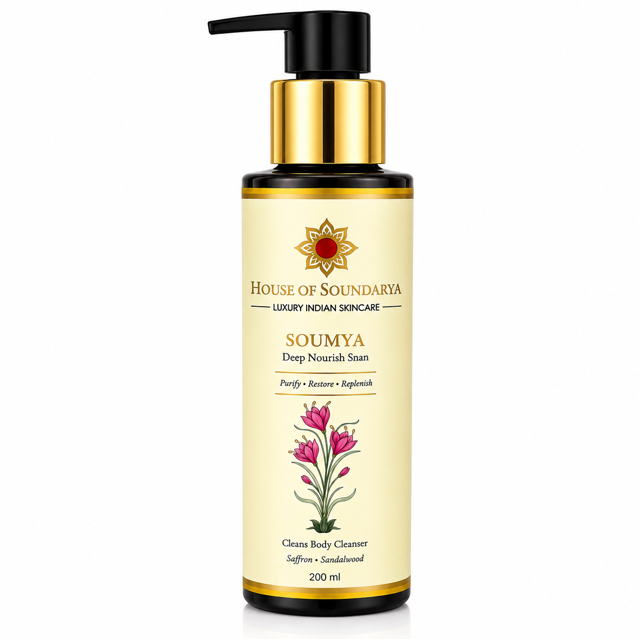 Soumya Deep Nourish Snan (Cleanse Body Cleanser)200ml