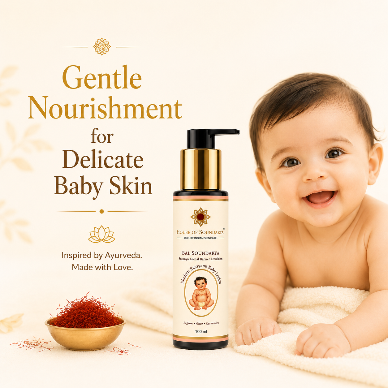 Bal Soundarya Soumya Komal Barrier Emulsion Baby Lotion 100ml